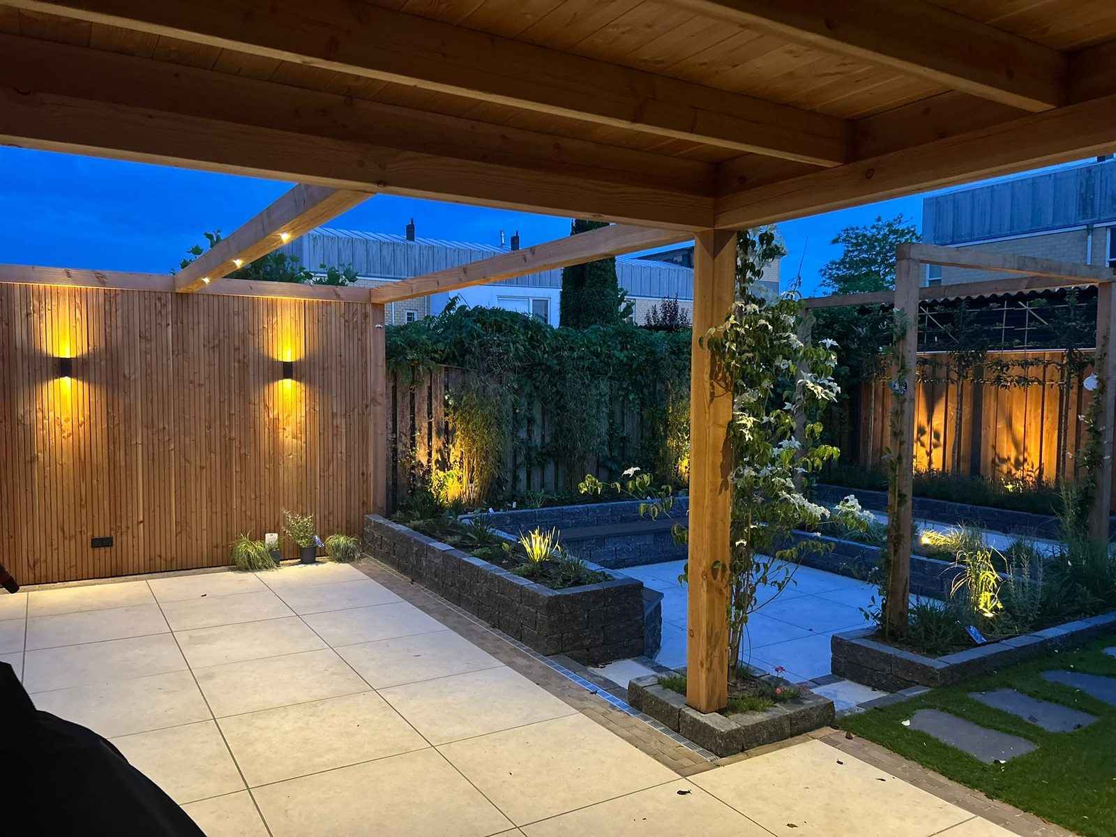 Tuin met terras